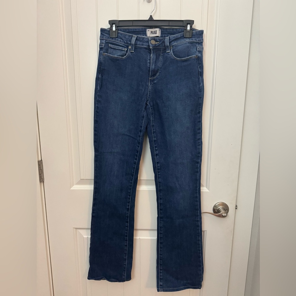 PAIGE Women's Dark Blue Jeans waist size 28